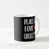 Cricket Lover Fan Player Coffee Mok Coffee (Voorkant rechts)
