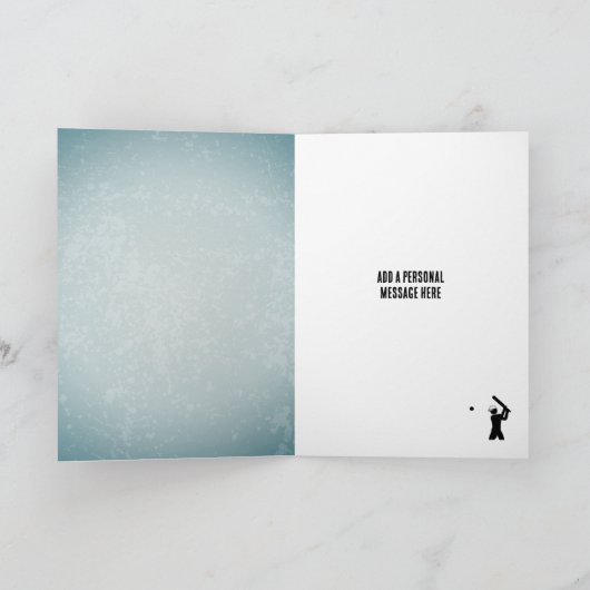 Cricket Lover - Moderne sport met als man gewaarde Kaart (Binnen)