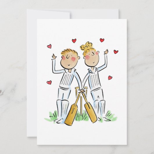 Cricket Lovers Kaart (Voorkant)