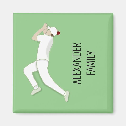 Cricket Magneet (Voorkant)