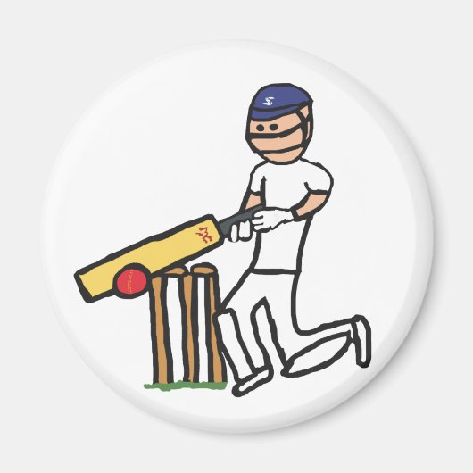Cricket Magneet (Voorkant)