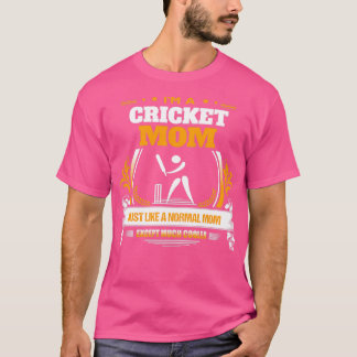 Cricket Mam met kerstcadeautjes of Cadeau op een d T-shirt