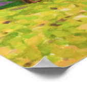 Cricket match Botanische tuinen Dominica Poster (Hoek)