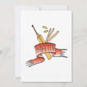 Cricket Match Kaart (Voorkant)