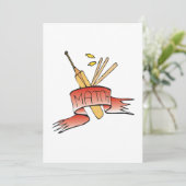 Cricket Match Kaart (Staand voorkant)