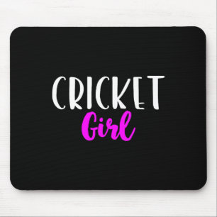 Cricket meisje speler vrouwen grappig schattig muismat