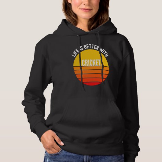 Cricket Met Cricket Hoodie (Voorkant)