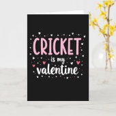 Cricket Mijn Valentijnkaart Kaart (Gele Bloem)