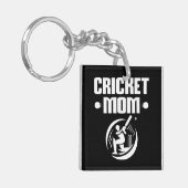 Cricket Mom Cricket Son Cricket Lover Moeder Sleutelhanger (Voorkant Links)