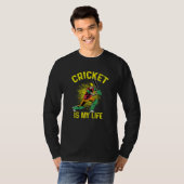 Cricket My Life Professional Player   T-shirt (Voorkant volledig)