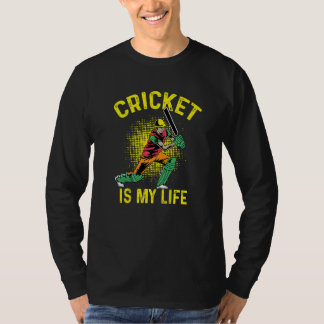 Cricket My Life Professional Player   T-shirt