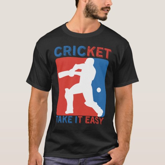CRICKET NEEM HET EENVOUDIG - CRICKET LOVER T-SHIRT (Voorkant)
