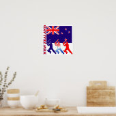 Cricket New Zealand Poster (Keuken)
