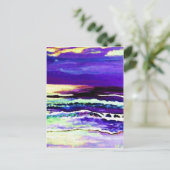 Cricket Night Zee Cricket Diane Ocean Art Briefkaart (Staand voorkant)