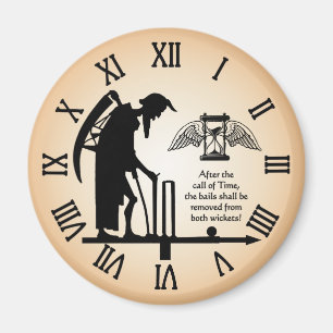 Cricket Old Father Time Magnet