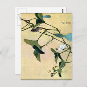 Cricket on a Vine Japans Woodblock Art Ukiyo-E Briefkaart (Voorkant / Achterkant)