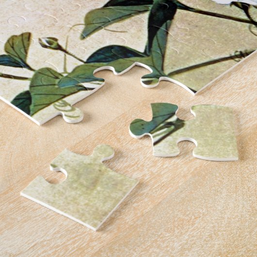 Cricket on a Vine Japans Woodblock Art Ukiyo-E Legpuzzel (Zijkant)