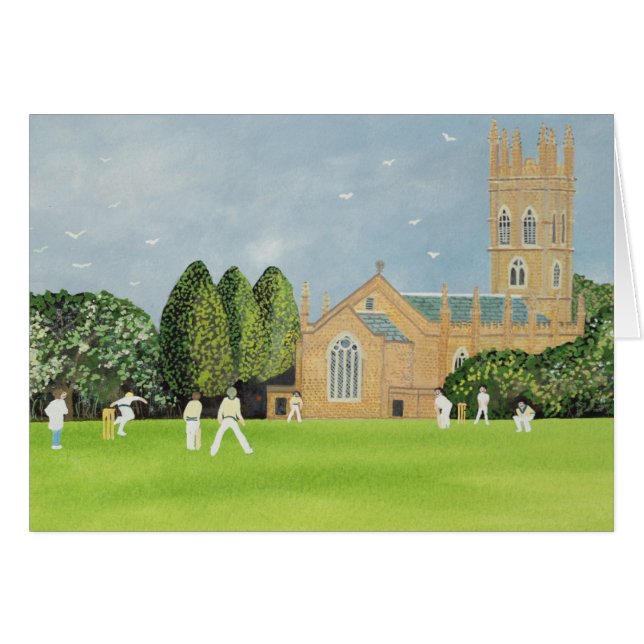 Cricket on Churchill Green (Voorkant Horizontaal)
