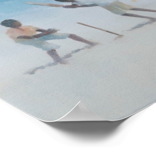 Cricket op het strand 2012 poster (Hoek)