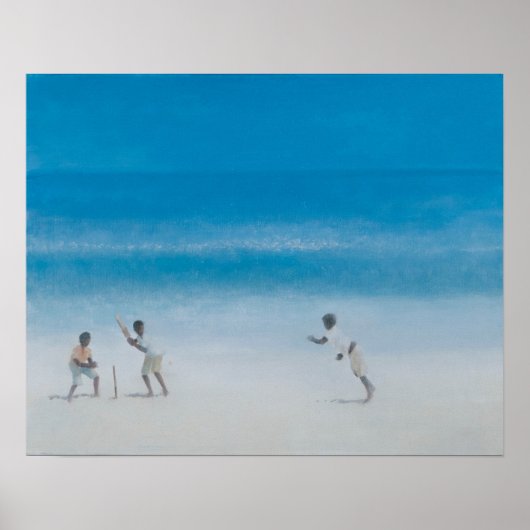 Cricket op het strand 2012 poster (Voorkant)