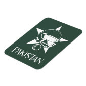 Cricket Pakistan Magneet (Linkerzijde)