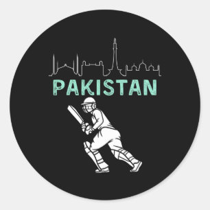 Cricket Pakistan Team Fans Liefhebber Islamad Laho Ronde Sticker