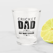 Cricket Pap Fathers Dag Cricket Cool Pap Fathers Shot Glas (Voorkant)