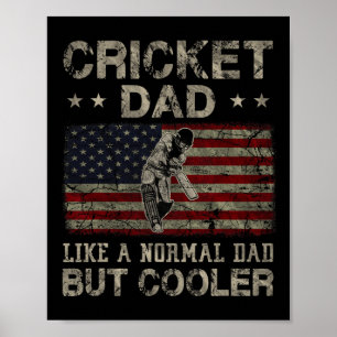 Cricket papa zoals een normale papa maar koelere V Poster