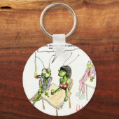 Cricket Pick-up Lines Funny Gifts T - shirts Colle Sleutelhanger (Voorkant)