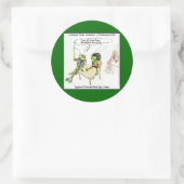 Cricket Pick-up Lines Funny Ronde Sticker (Tas)