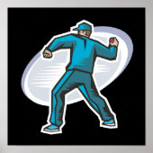 Cricket Pitcher Poster (Voorkant)