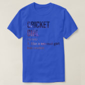 Cricket Player13 T-shirt (Design voorkant)