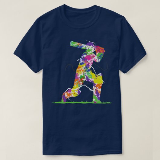 Cricket Player8 T-shirt (Design voorkant)