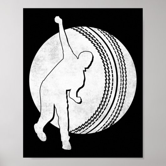 Cricket Player 12  Poster (Voorkant)
