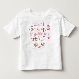 Cricket Player (Future) Baby Baby T-Shirt