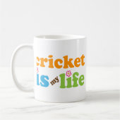 Cricket Player Gift Girls Koffiemok (Links)