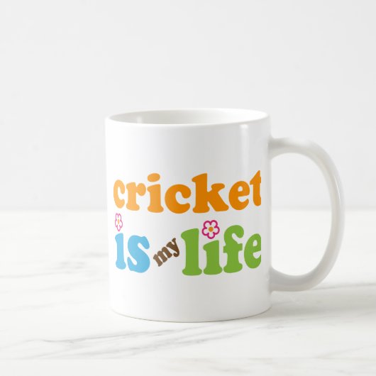 Cricket Player Gift Girls Koffiemok (Rechts)