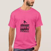 Cricket Player Gifts - Grappige Cricket Sport Humo T-shirt (Voorkant)