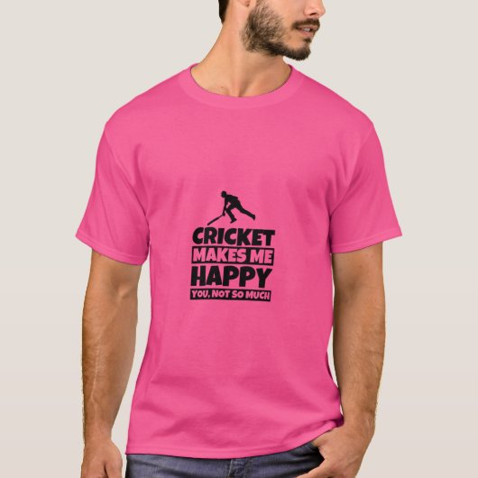 Cricket Player Gifts - Grappige Cricket Sport Humo T-shirt (Voorkant)