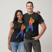 Cricket Player Graphic Sports Crickets T-shirt (Unisex)