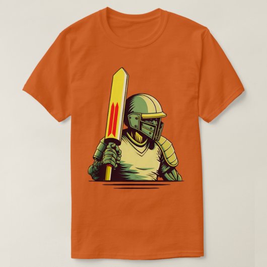 Cricket Player  Retro Cricket (2) T-shirt (Design voorkant)