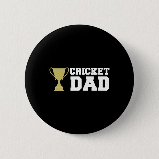 Cricket Player Sport 1  Ronde Button 5,7 Cm (Voorkant)