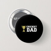 Cricket Player Sport 1  Ronde Button 5,7 Cm (Voorkant /achterkant)