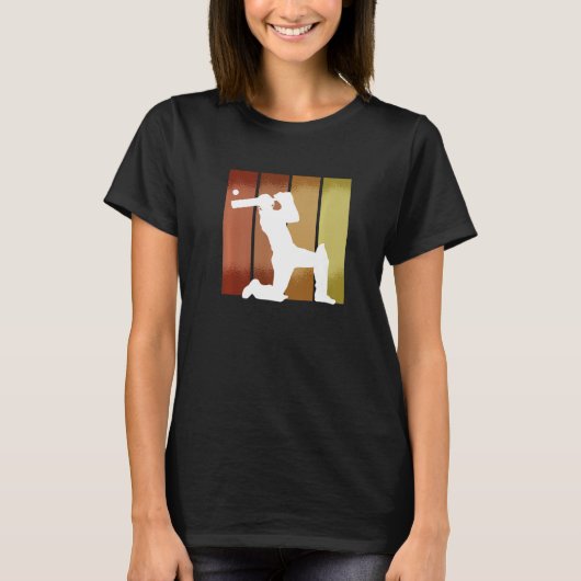 Cricket Player Sport Premium T-shirt (Voorkant)