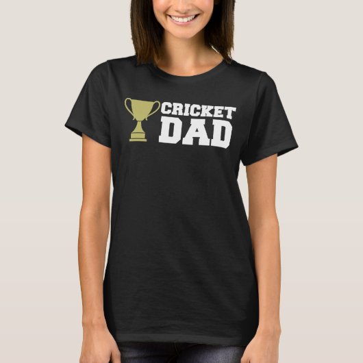 Cricket Player Sport T-shirt (Voorkant)