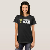 Cricket Player Sport T-shirt (Voorkant volledig)