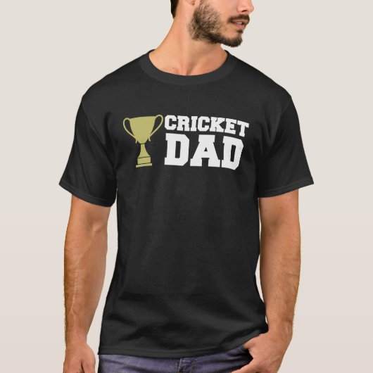 Cricket Player Sport T-shirt (Voorkant)
