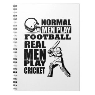 Cricket Player   Sportcoachteam — Cadeauideeën Notitieboek