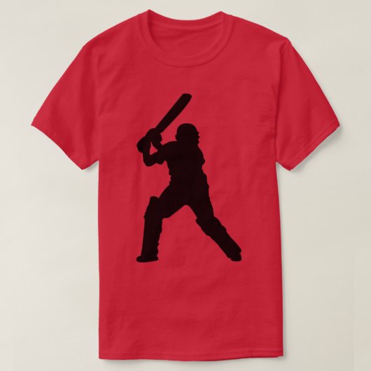 Cricket Player T-shirt (Design voorkant)