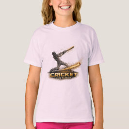 Cricket Pure Passion Gold Motion Meisjes T-Shirt